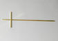 Cruz de D046 Zamak y color oro fúnebre de los accesorios de la decoración de la tapa del ataúd del crucifijo