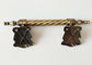 manijas del ataúd del metal del amak de la barra H019 del ataúd del metal con la barra de acero color de bronce antiguo de 30 de x 9,5 cm