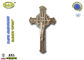 Cristos de los crucifijos y de los plasticos fúnebres de la cruz y del crucifijo DP007 los 30cm*17cm del color de oro plástico