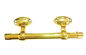 Oro de la talla 25*10cm del hardware H024 de la barra del ataúd de la manija del ataúd del metal del zamak de Italia del diseño del huevo