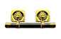 Barra de bronce SL004 determinado del oscilación del ataúd del color con los estirones de la barra de acero y del zamak